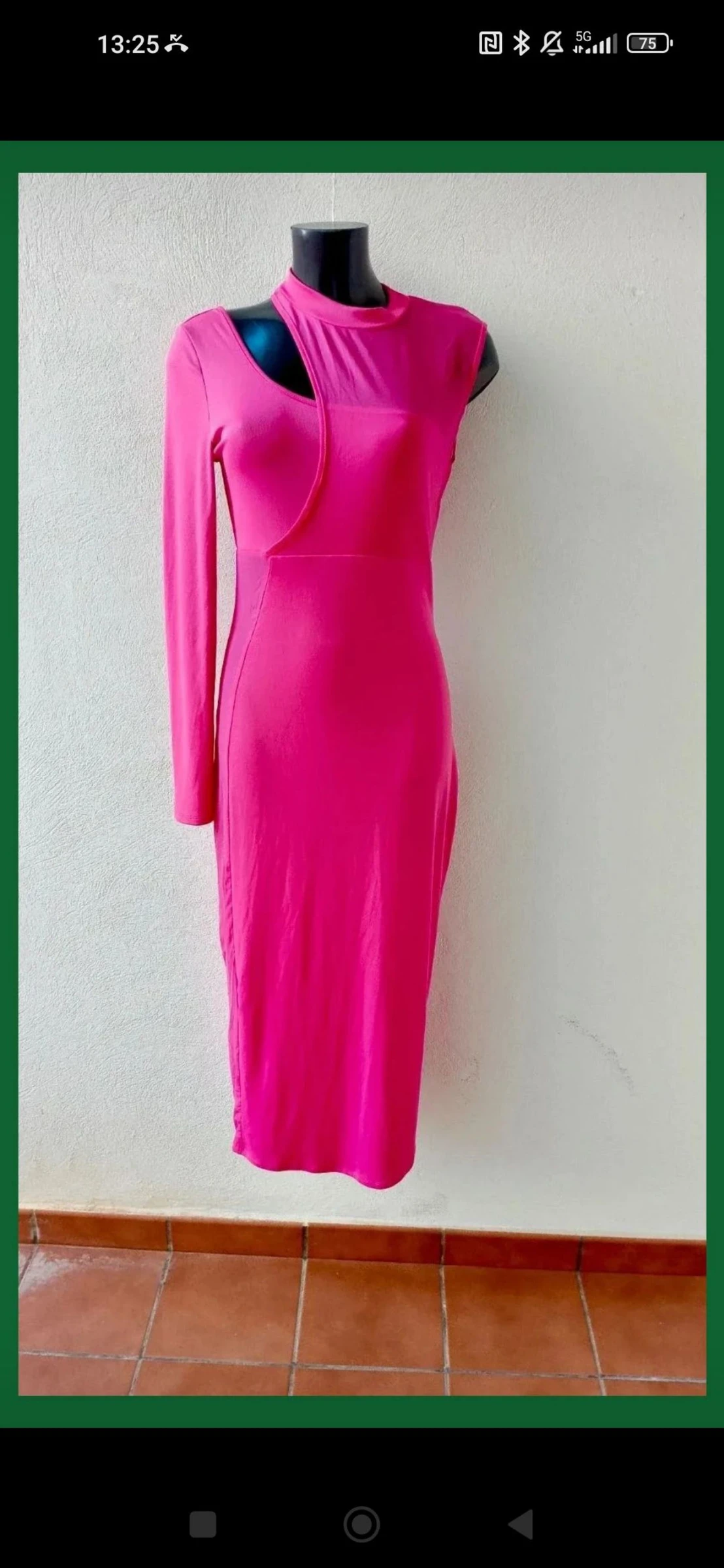 Robe longue rose fuchsia – photo 2